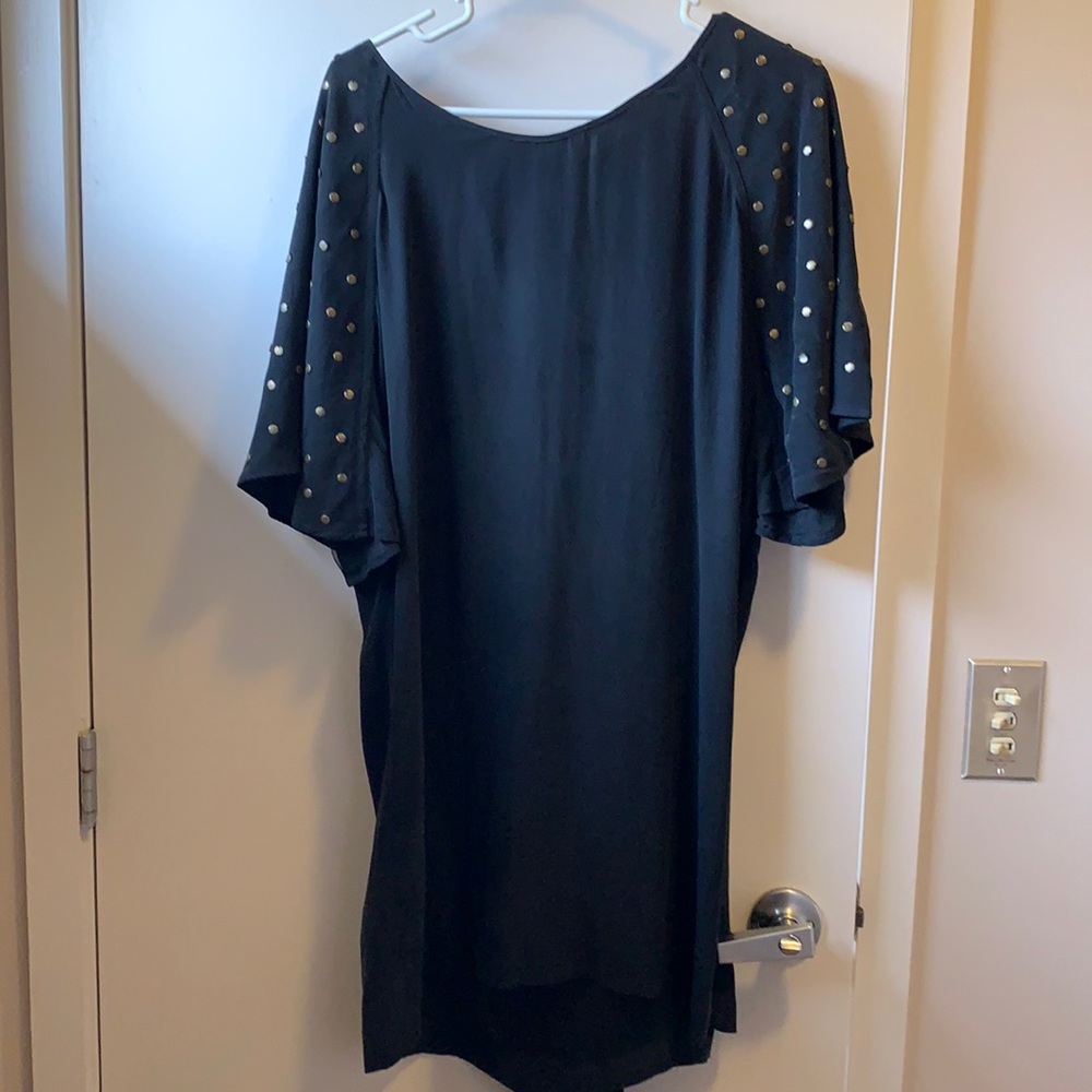 Black silk dress (brand- daal)